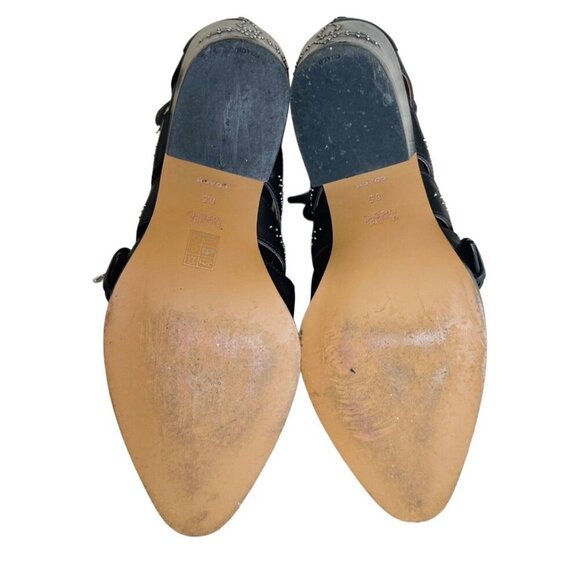 Coach Studded Leather Lace Up Heeled Booties Cutout Western Style size 8.5 - Picture 5 of 5